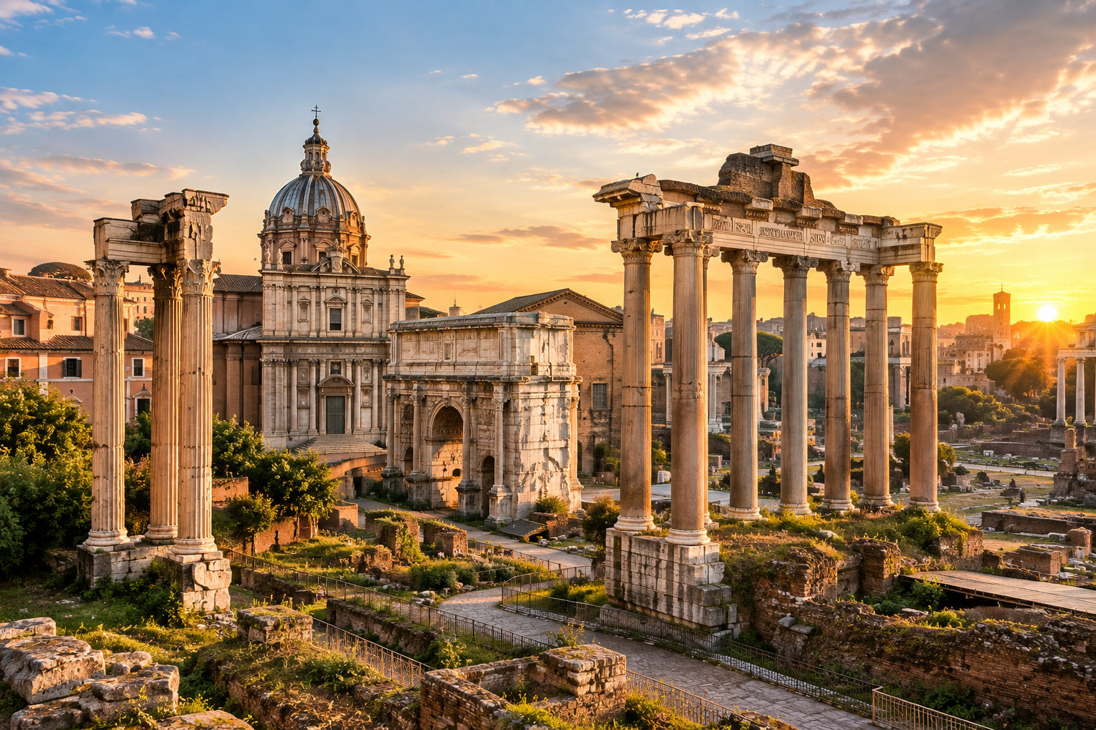 history of civic architecture ancient Rome